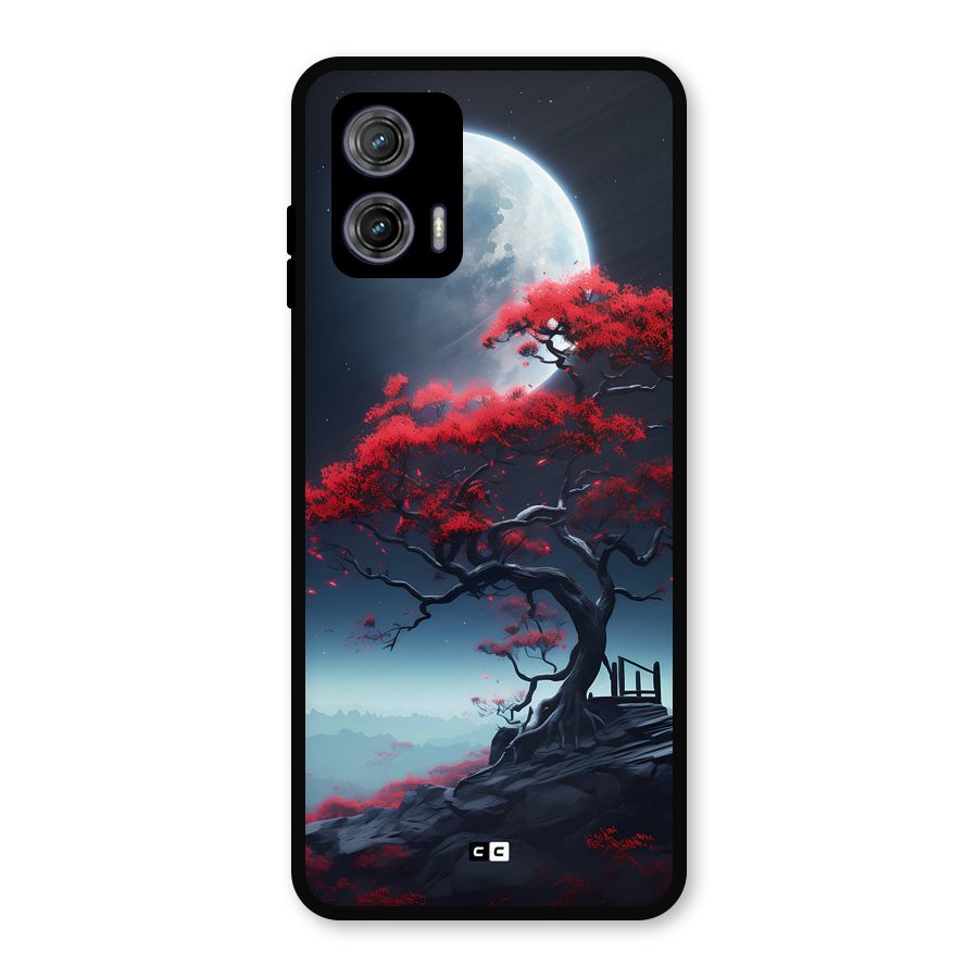 Moon Tree Metal Back Case for Moto G73