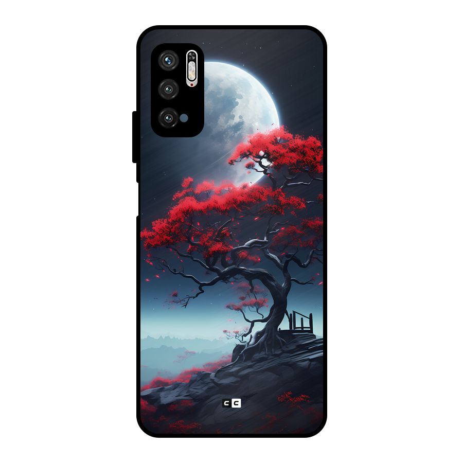 Moon Tree Metal Back Case for Poco M3 Pro 5G