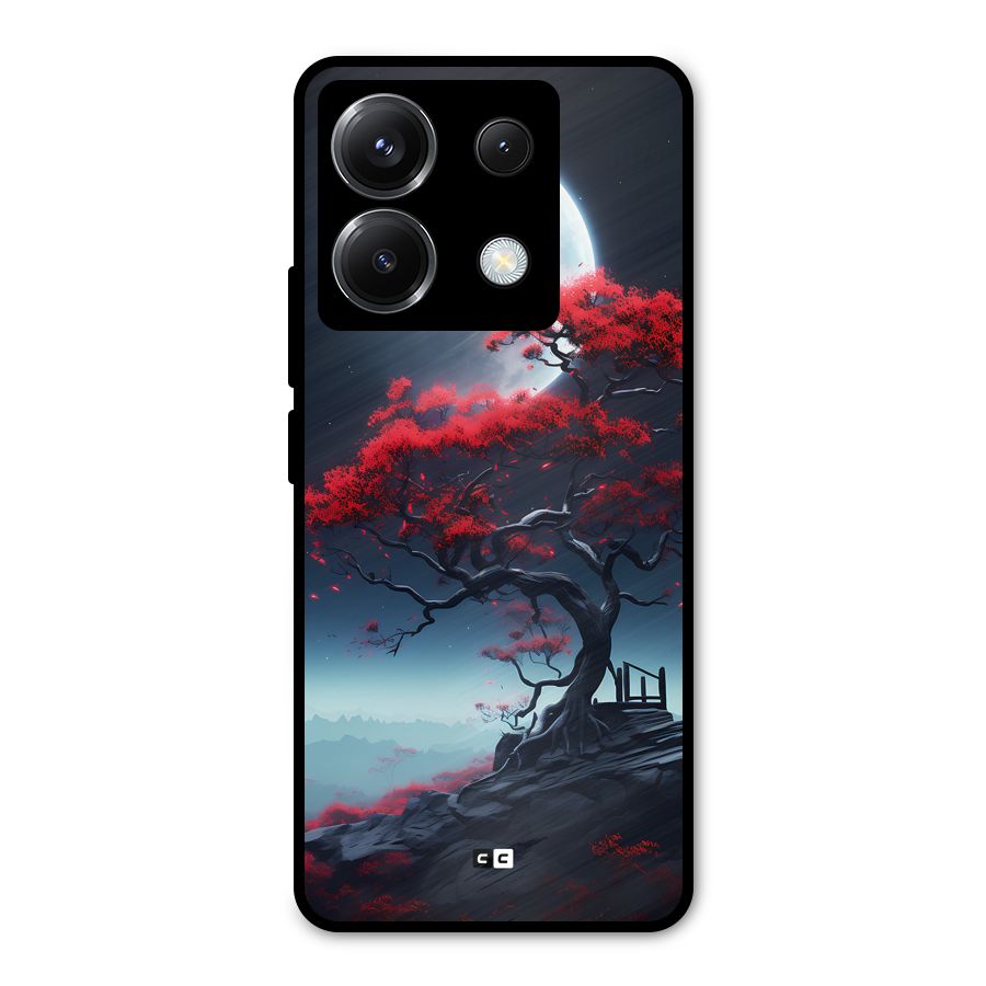 Moon Tree Metal Back Case for Poco X6
