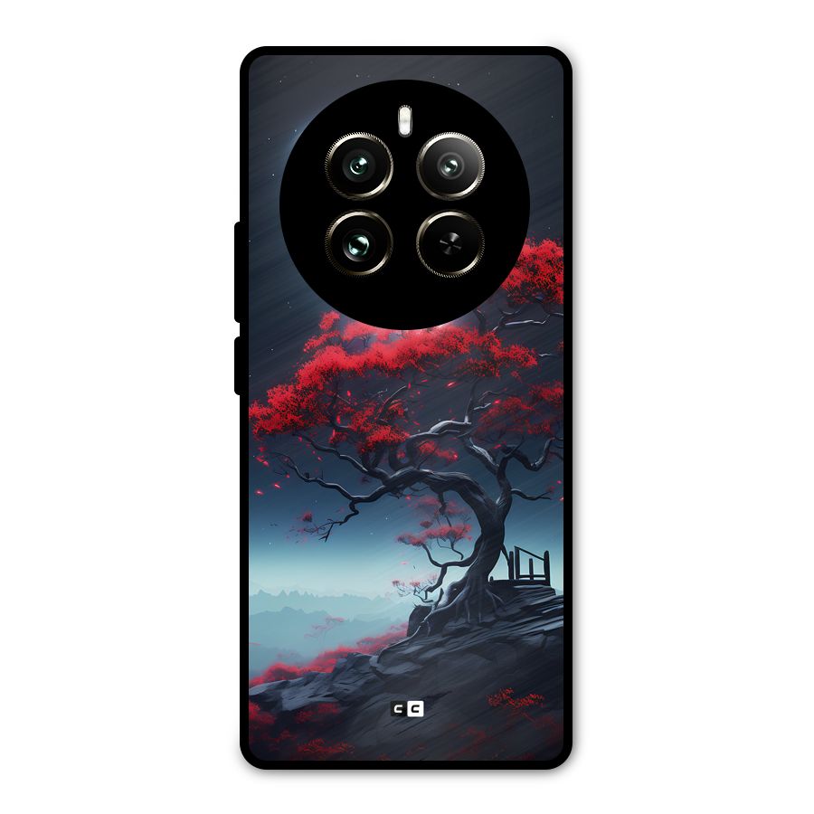 Moon Tree Metal Back Case for Realme 12 Pro
