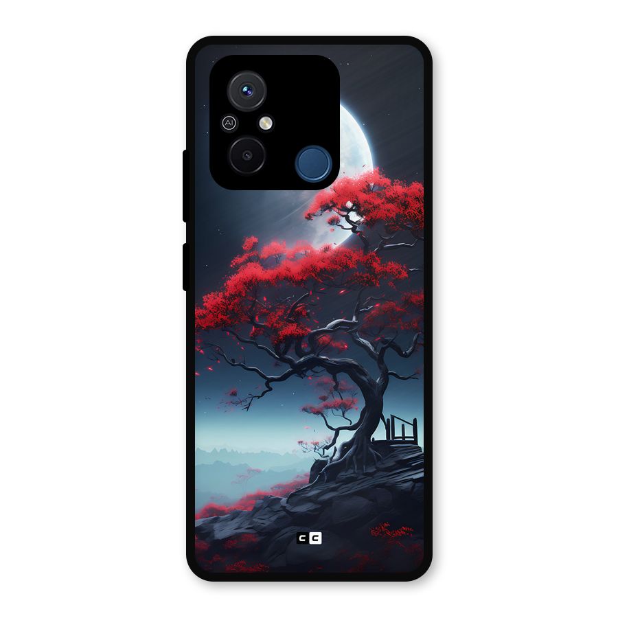 Moon Tree Metal Back Case for Redmi 12C