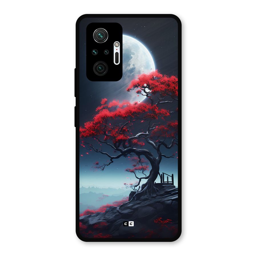 Moon Tree Metal Back Case for Redmi Note 10 Pro Max