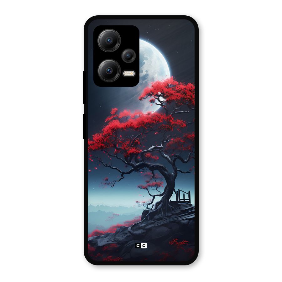Moon Tree Metal Back Case for Redmi Note 12 5G