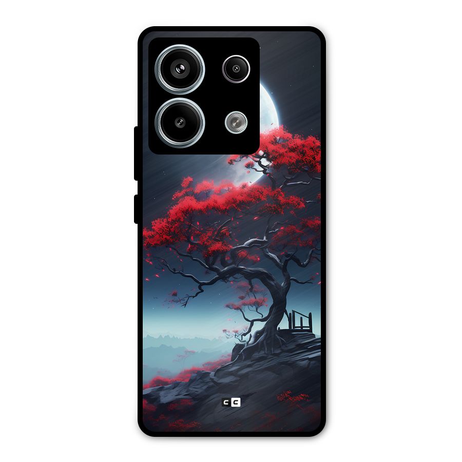 Moon Tree Metal Back Case for Redmi Note 13 Pro 5G