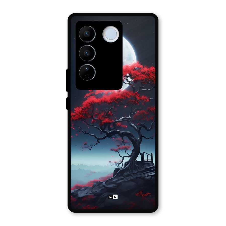 Moon Tree Metal Back Case for Vivo V27