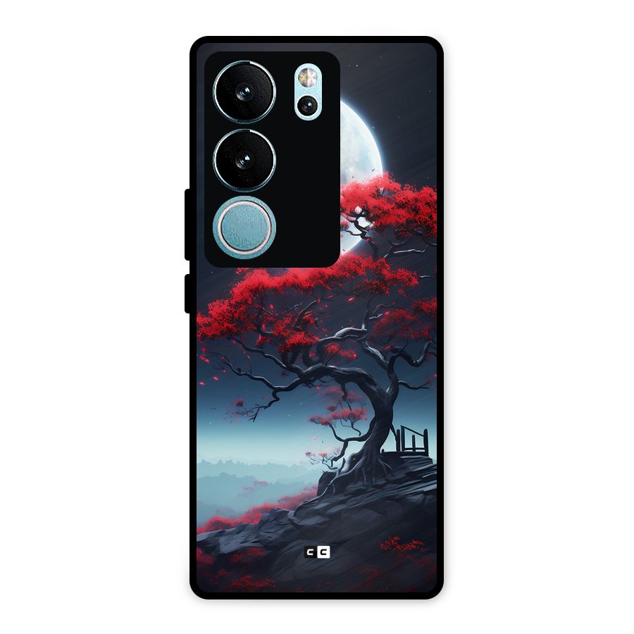 Moon Tree Metal Back Case for Vivo V29