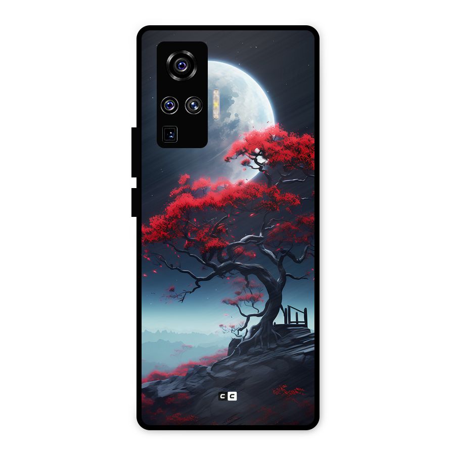 Moon Tree Metal Back Case for Vivo X50 Pro