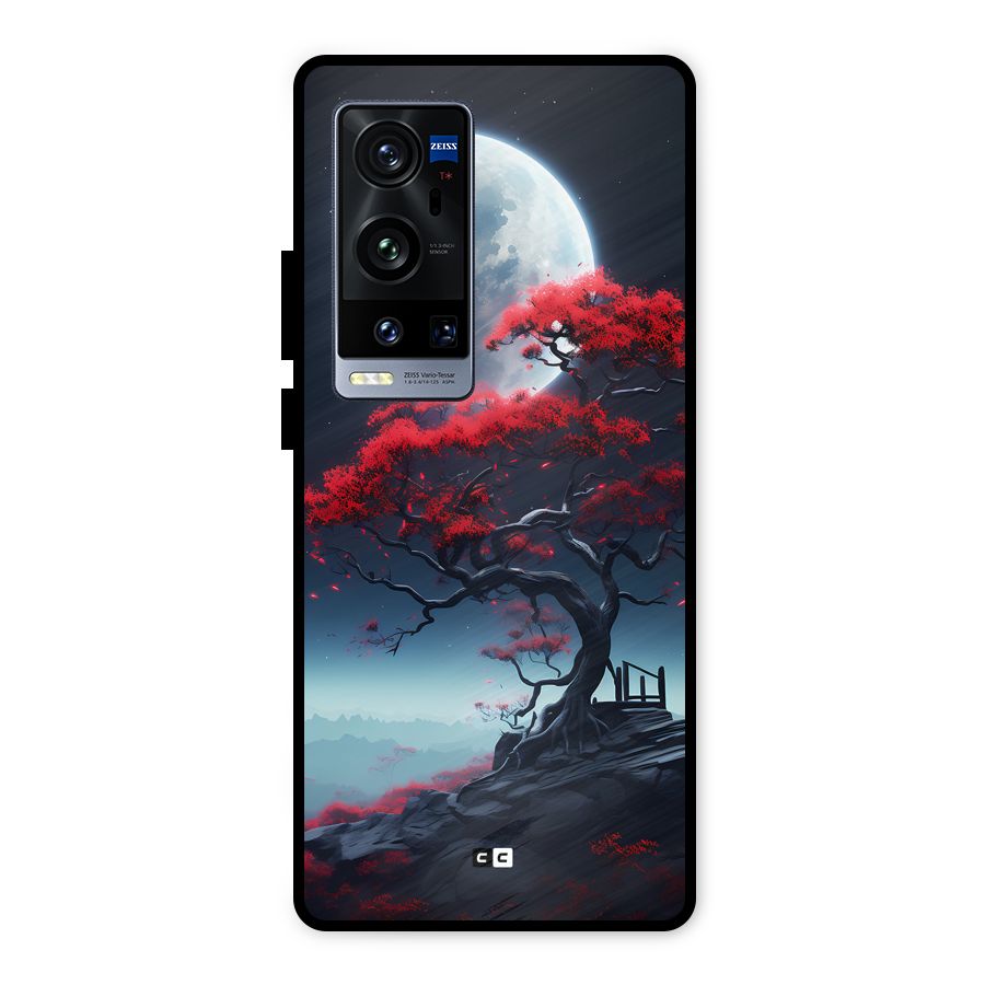Moon Tree Metal Back Case for Vivo X60 Pro Plus