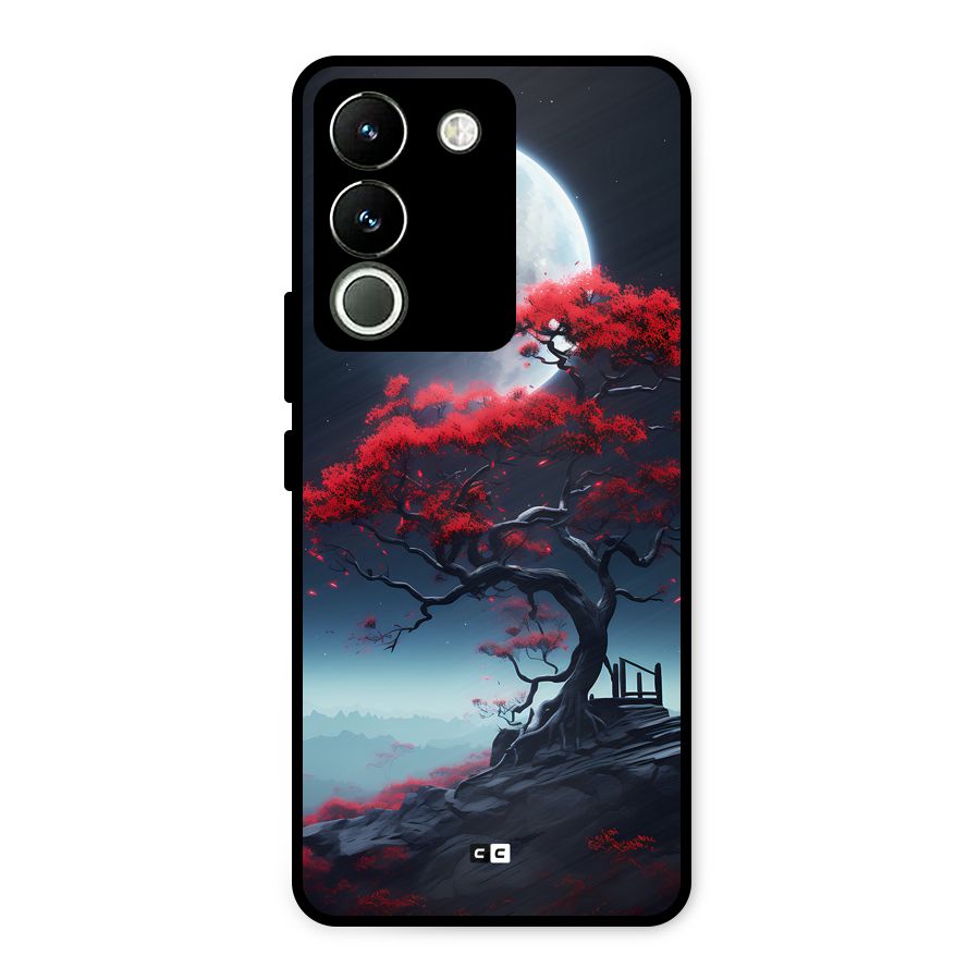 Moon Tree Metal Back Case for Vivo Y200