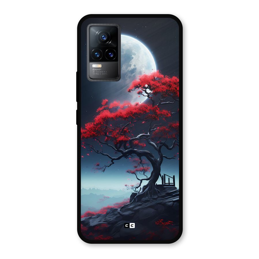Moon Tree Metal Back Case for Vivo Y73