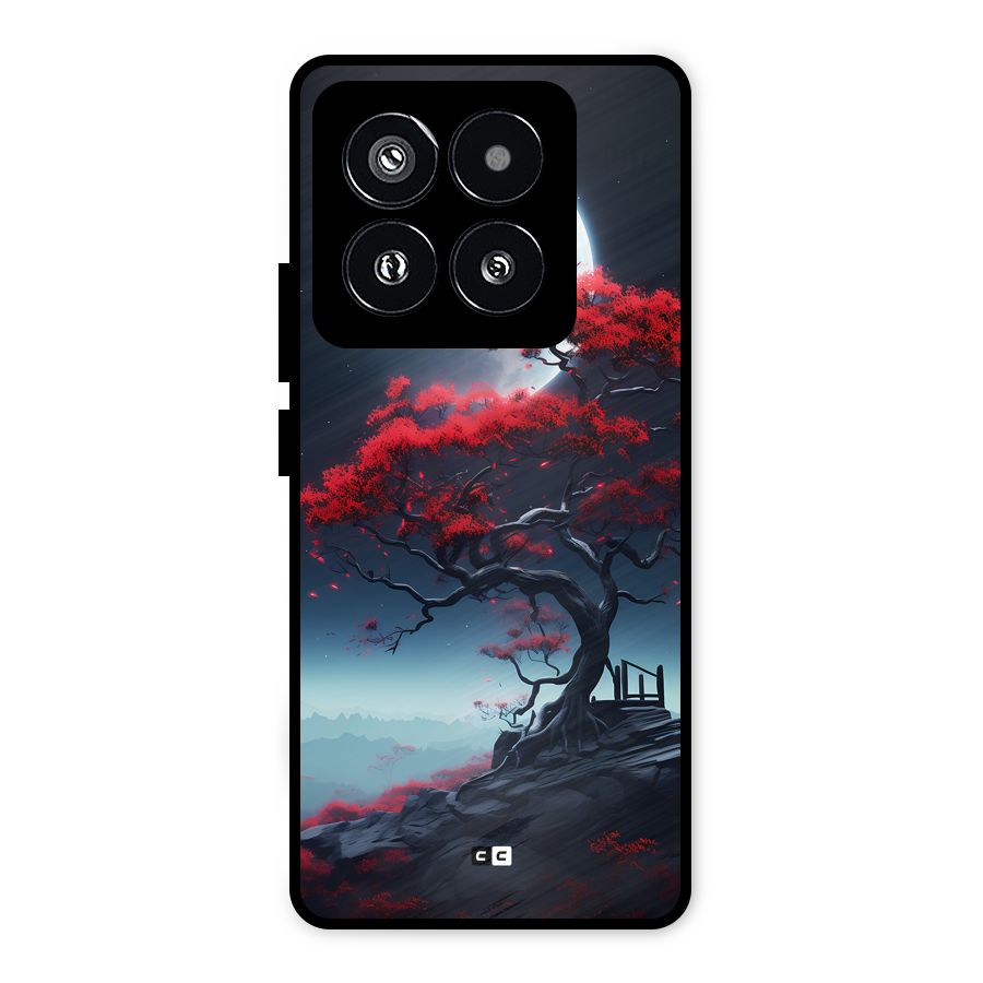 Moon Tree Metal Back Case for Xiaomi 14 Pro