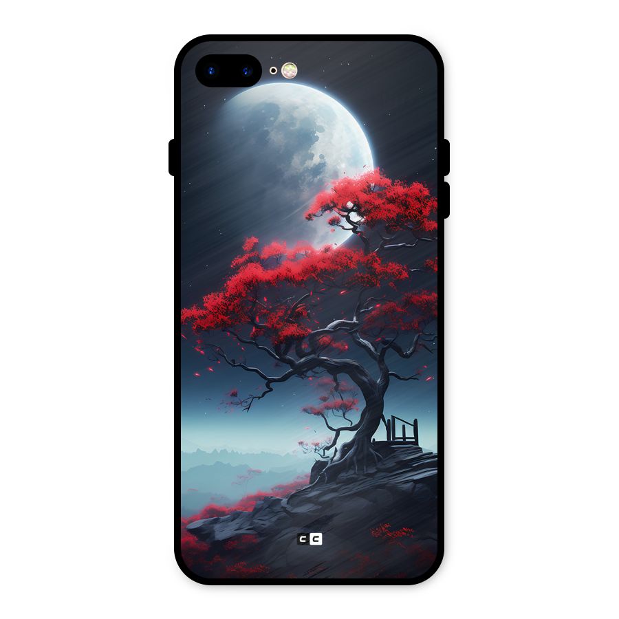 Moon Tree Metal Back Case for iPhone 8 Plus