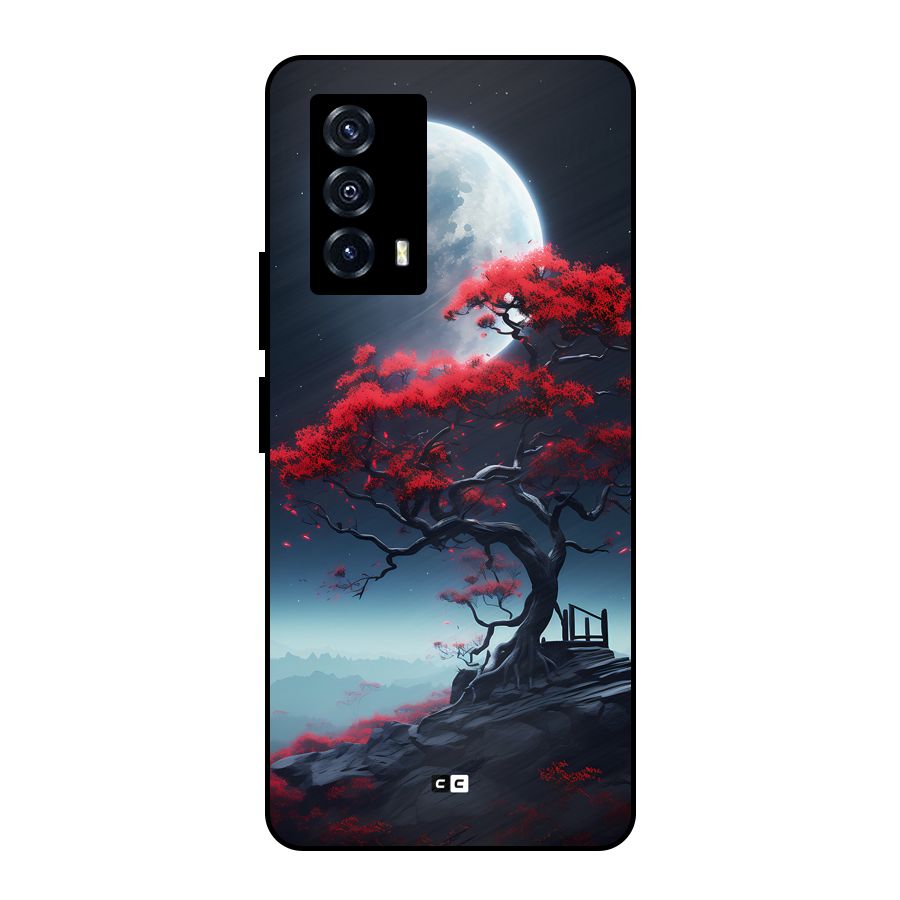Moon Tree Metal Back Case for iQOO Z5