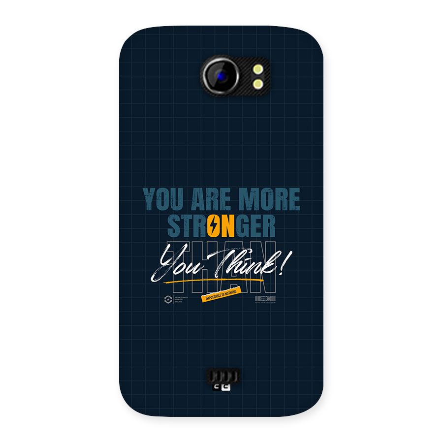 More Stronger Back Case for Canvas 2 A110