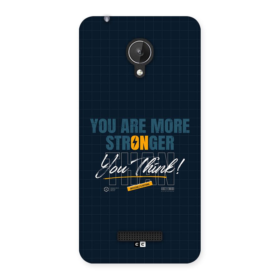 More Stronger Back Case for Canvas Spark Q380