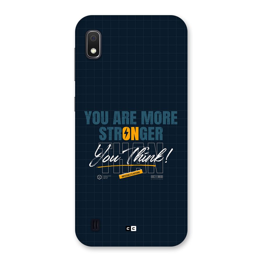 More Stronger Back Case for Galaxy A10