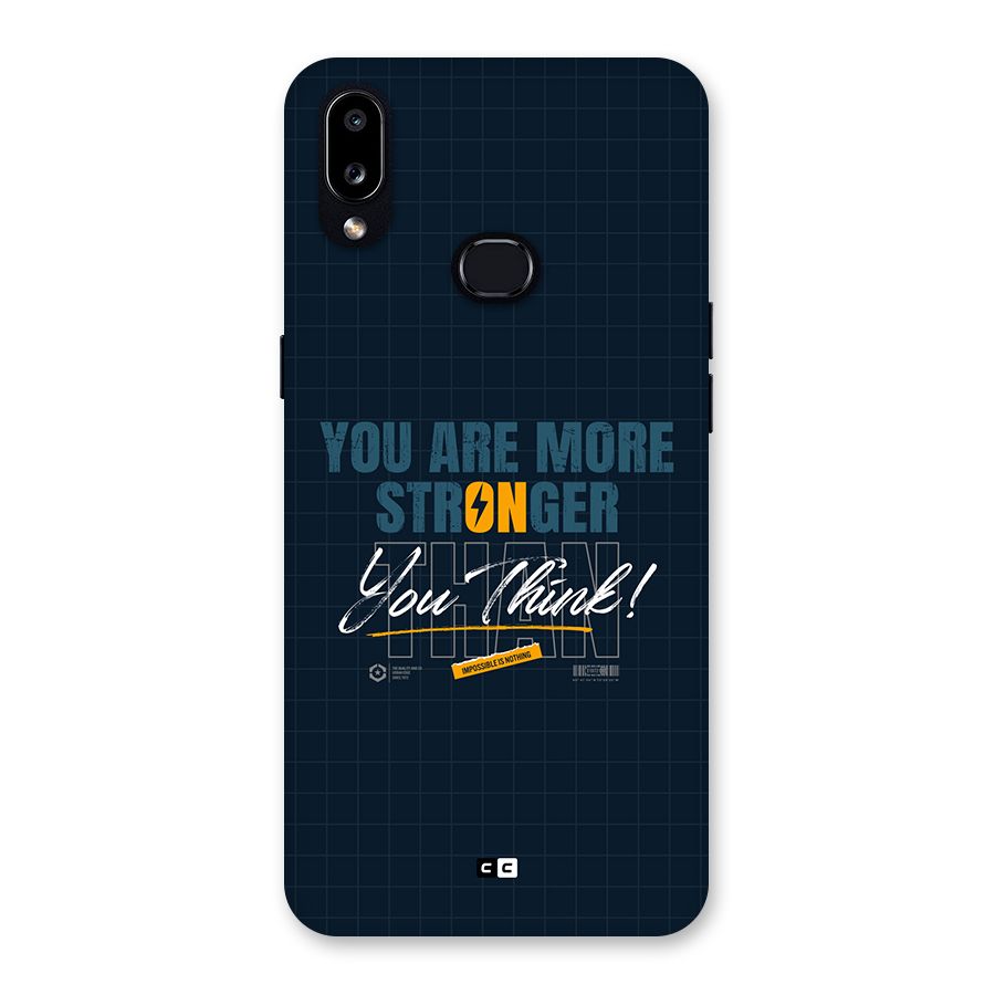 More Stronger Back Case for Galaxy A10s