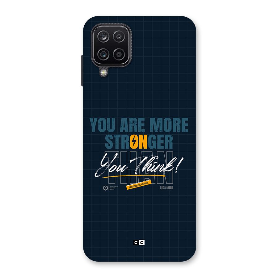 More Stronger Back Case for Galaxy A12