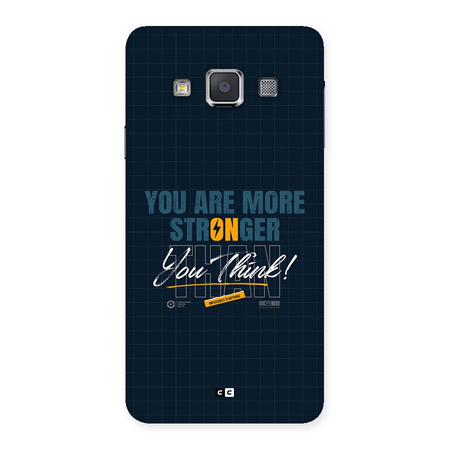 More Stronger Back Case for Galaxy A3