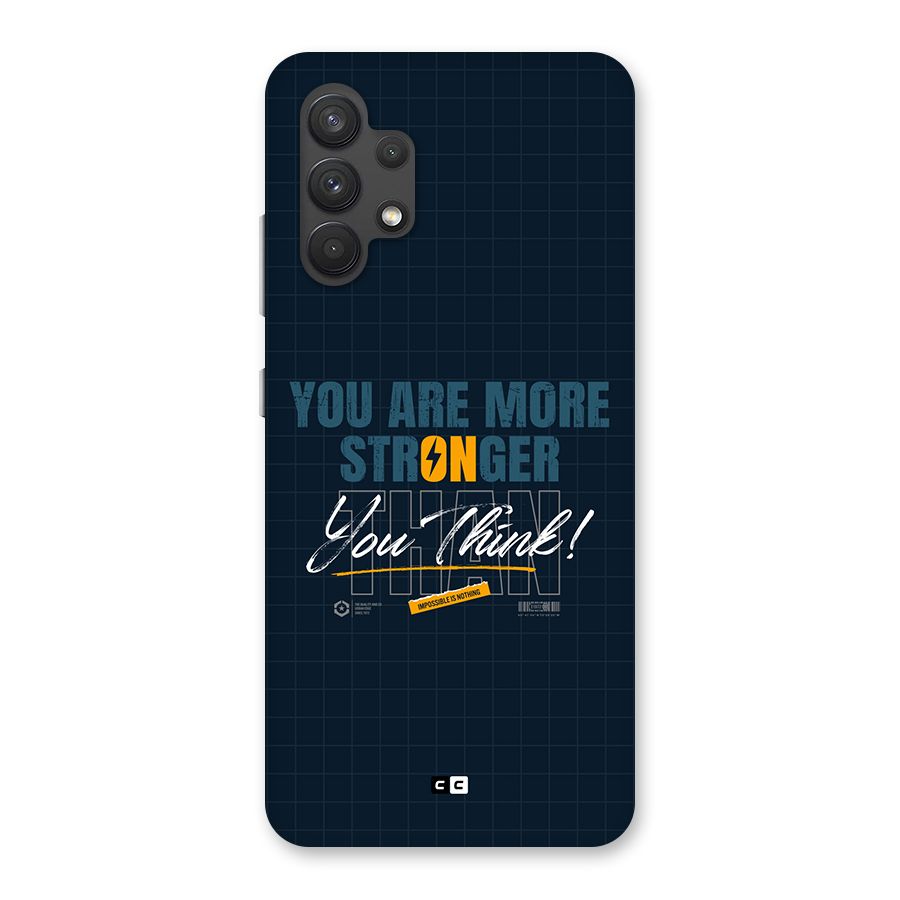 More Stronger Back Case for Galaxy A32