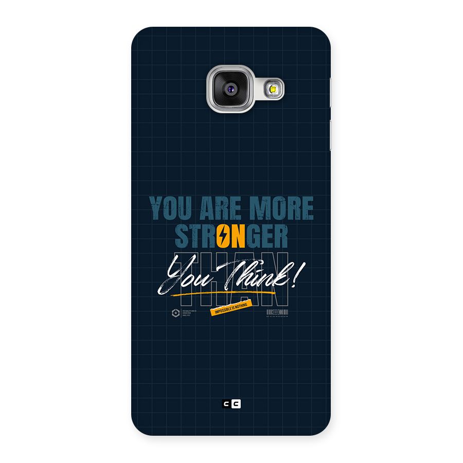 More Stronger Back Case for Galaxy A3 (2016)