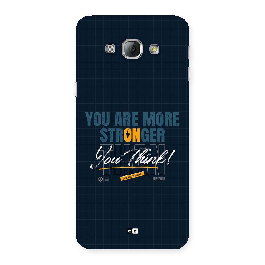 More Stronger Back Case for Galaxy A8