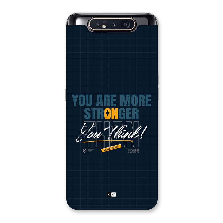 More Stronger Back Case for Galaxy A80