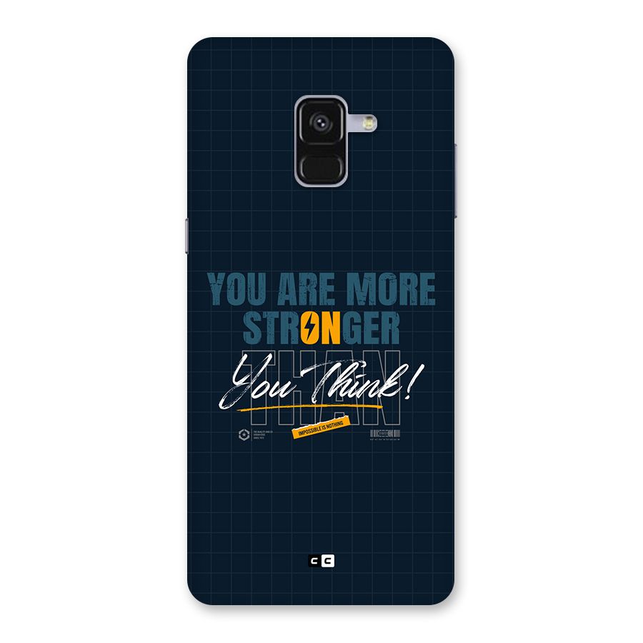 More Stronger Back Case for Galaxy A8 Plus