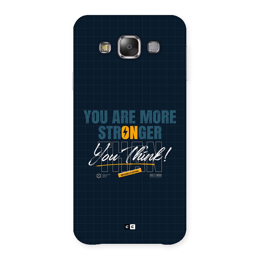 More Stronger Back Case for Galaxy E7
