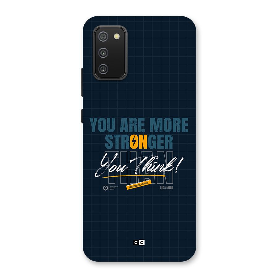More Stronger Back Case for Galaxy F02s
