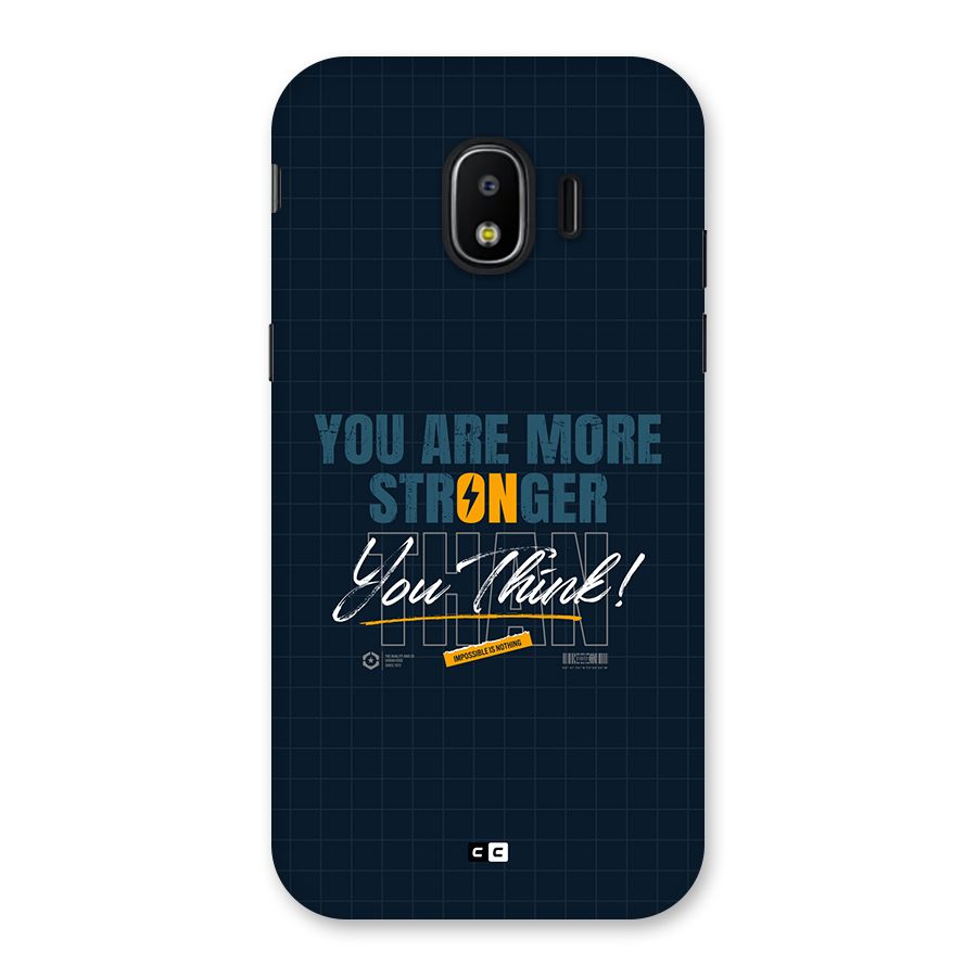 More Stronger Back Case for Galaxy J2 Pro 2018