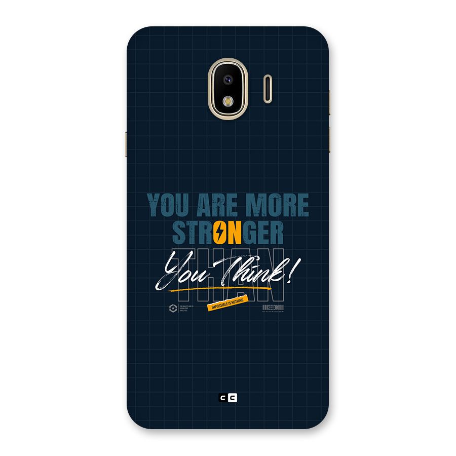 More Stronger Back Case for Galaxy J4
