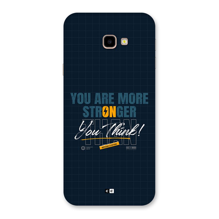 More Stronger Back Case for Galaxy J4 Plus