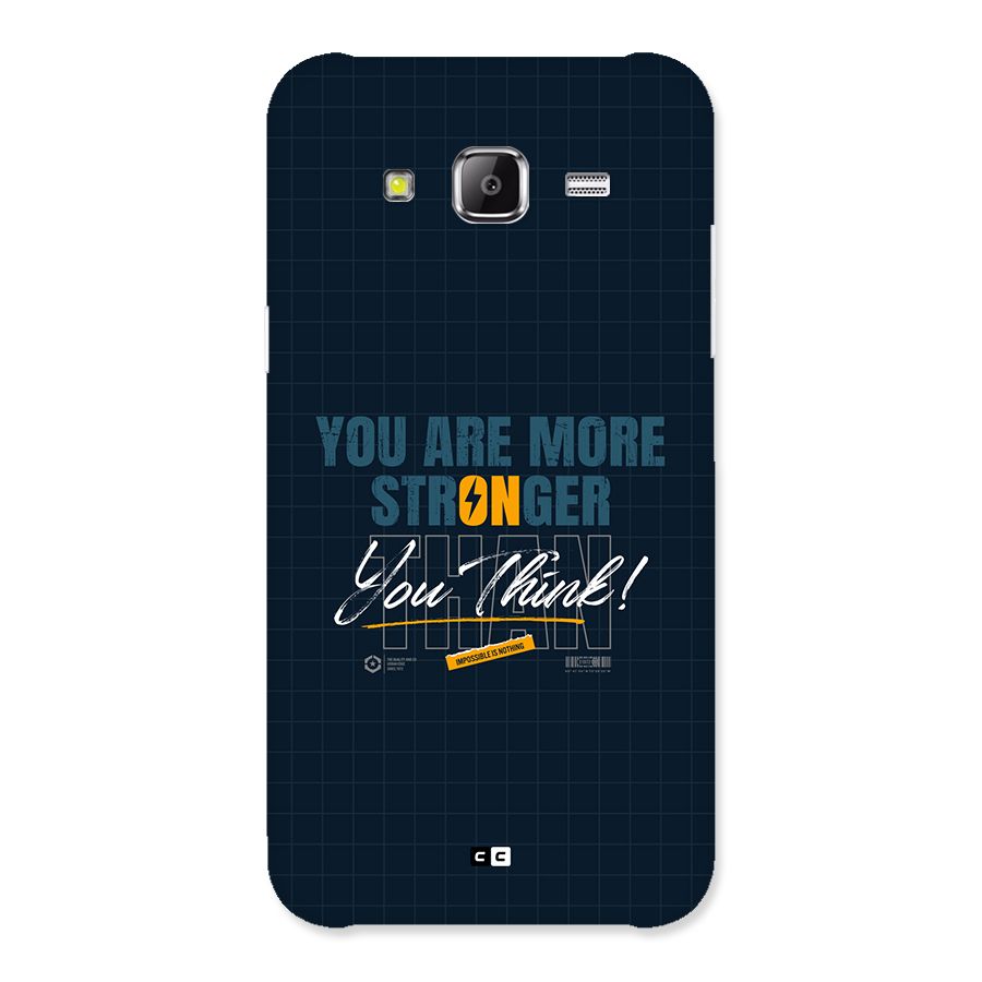 More Stronger Back Case for Galaxy J5