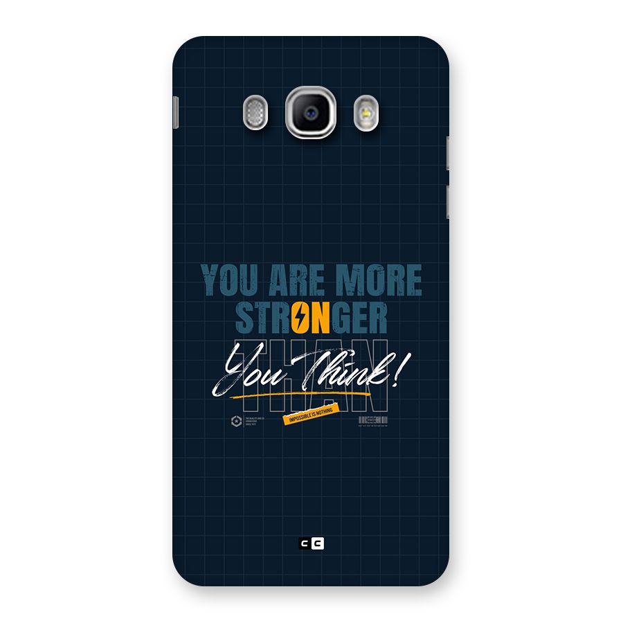More Stronger Back Case for Galaxy J5 2016