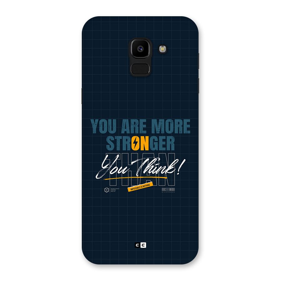 More Stronger Back Case for Galaxy J6