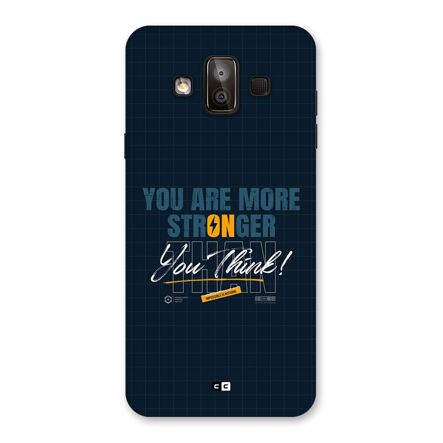More Stronger Back Case for Galaxy J7 Duo