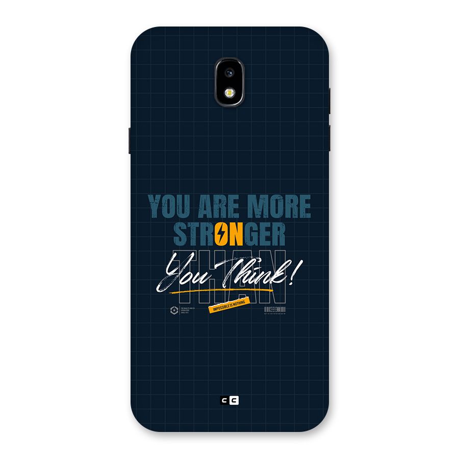 More Stronger Back Case for Galaxy J7 Pro