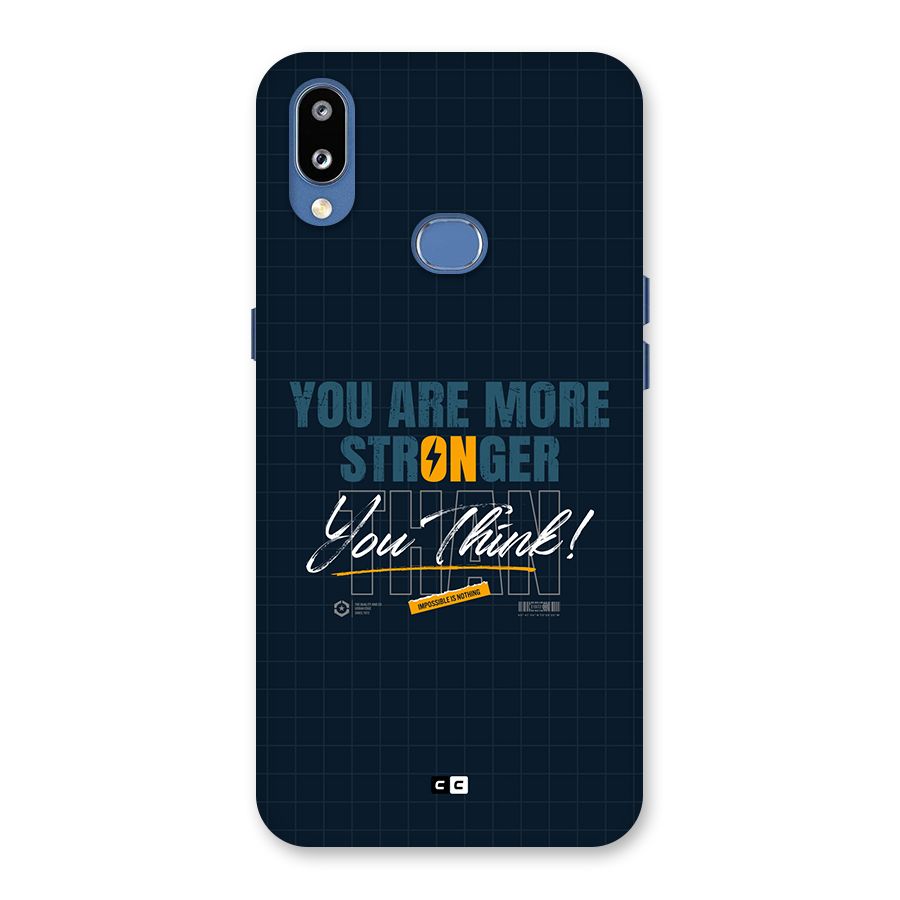 More Stronger Back Case for Galaxy M01s
