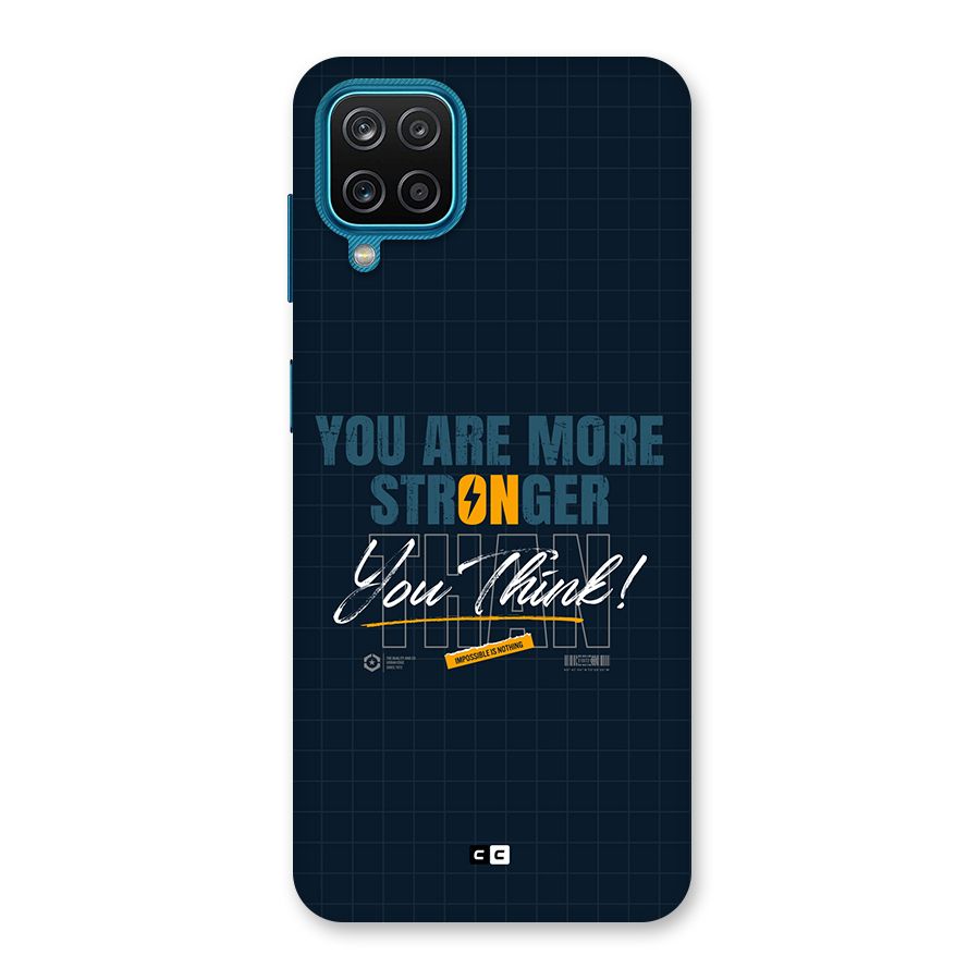 More Stronger Back Case for Galaxy M12