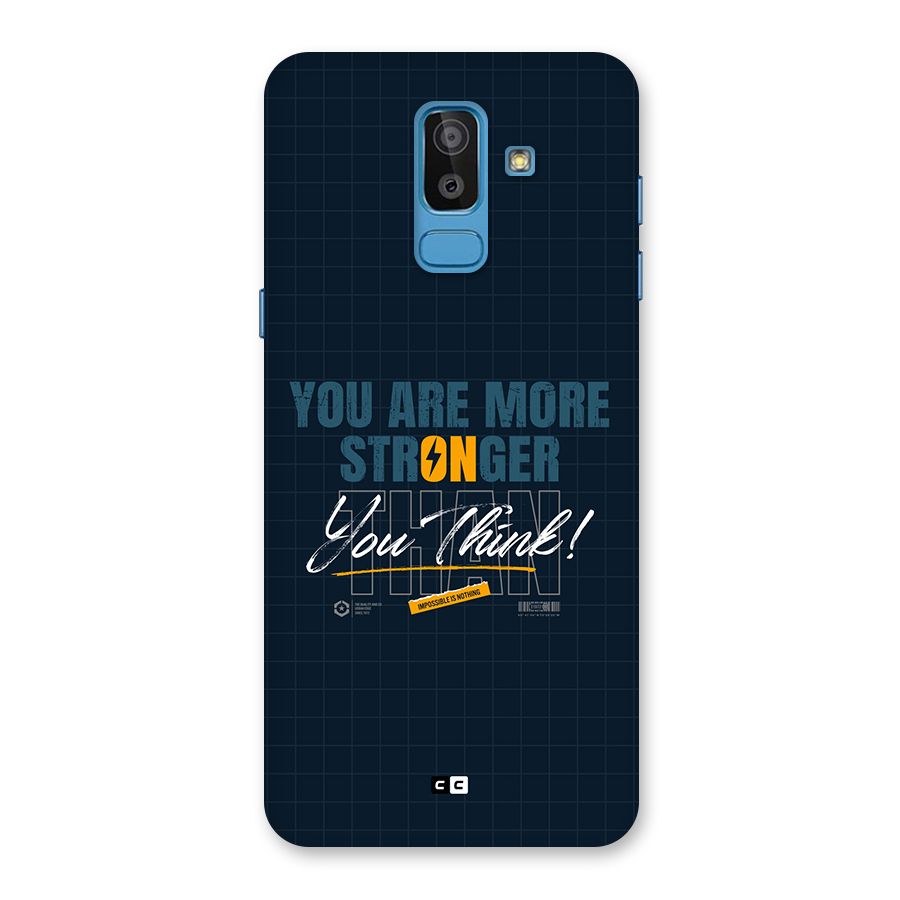 More Stronger Back Case for Galaxy On8 (2018)