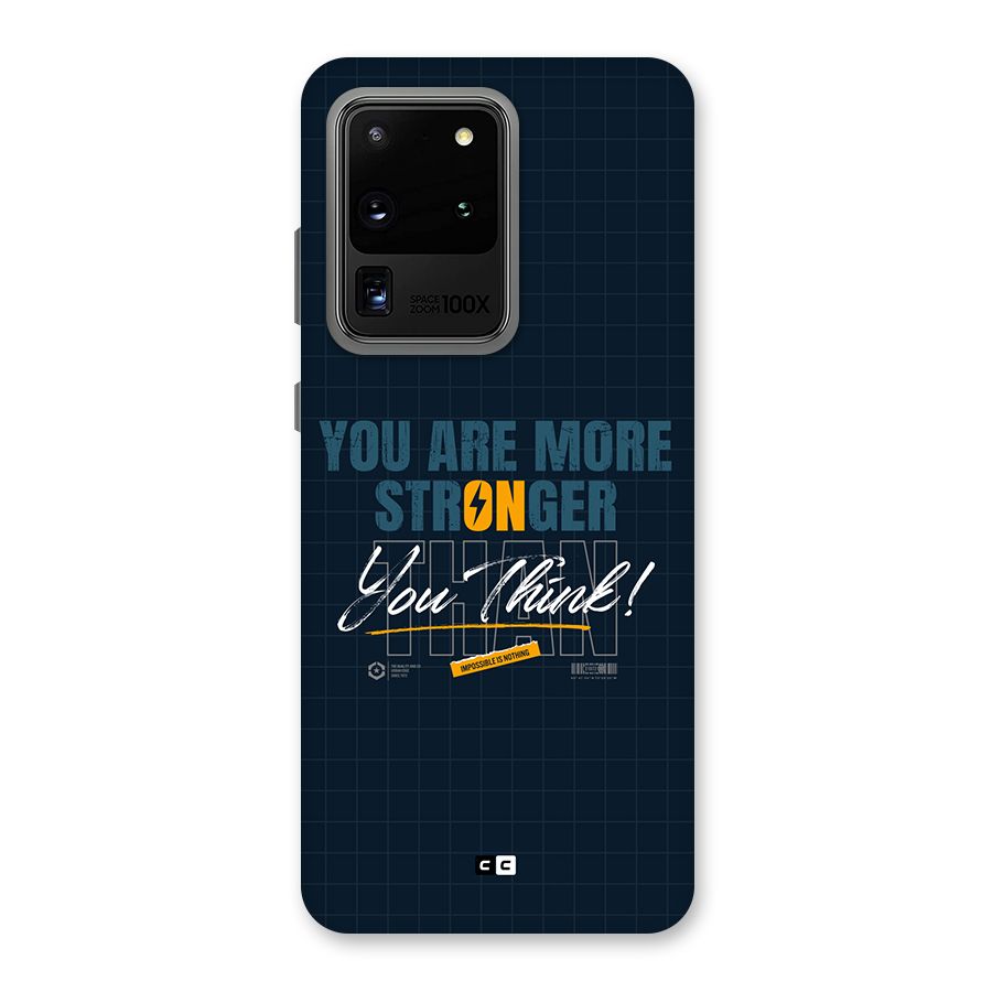 More Stronger Back Case for Galaxy S20 Ultra
