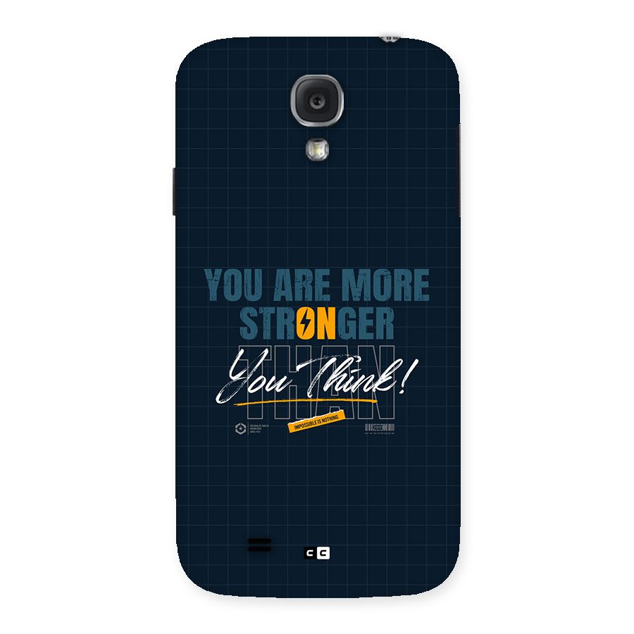More Stronger Back Case for Galaxy S4