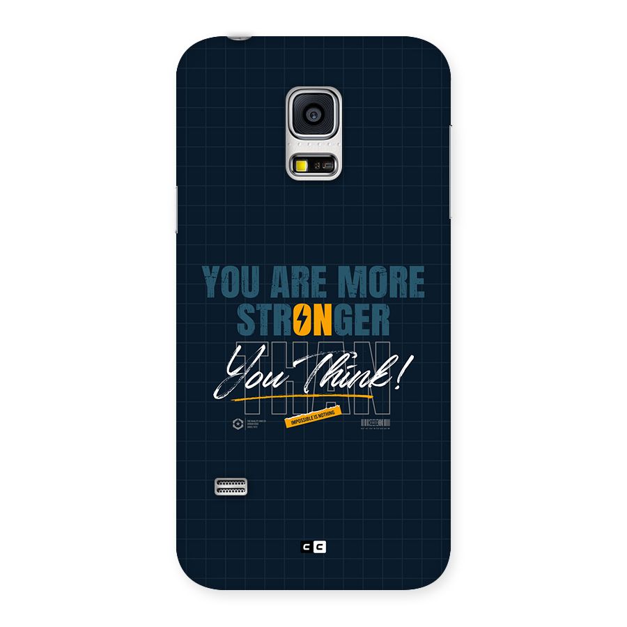 More Stronger Back Case for Galaxy S5 Mini