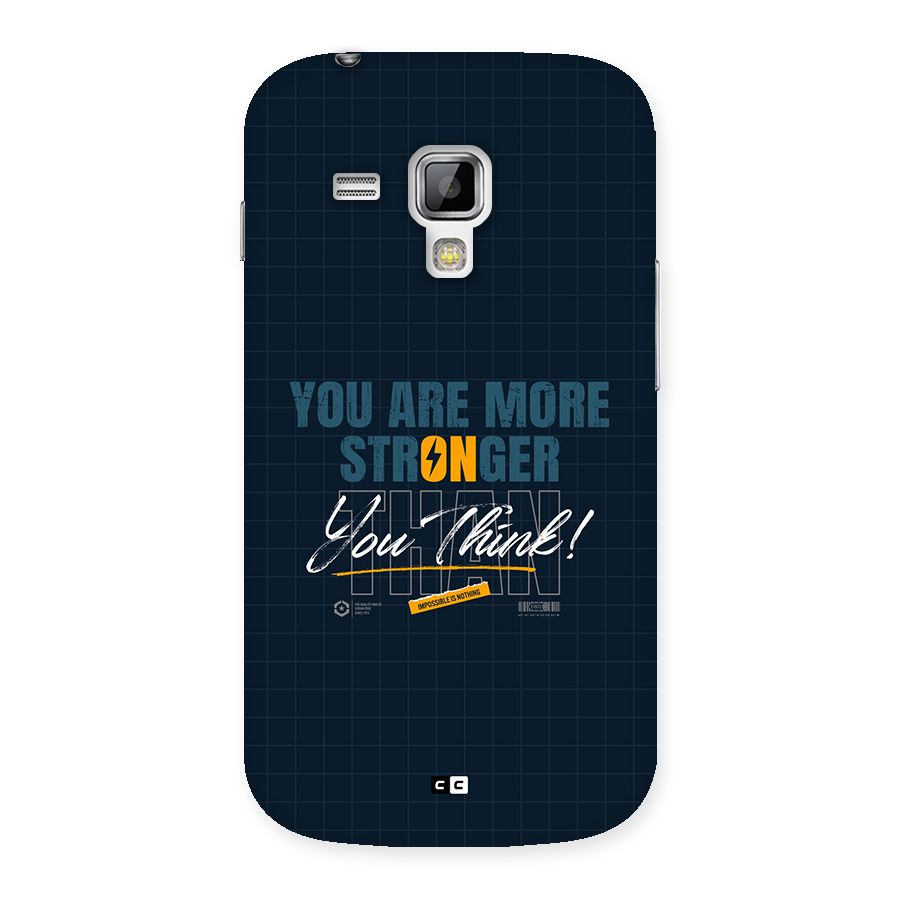 More Stronger Back Case for Galaxy S Duos