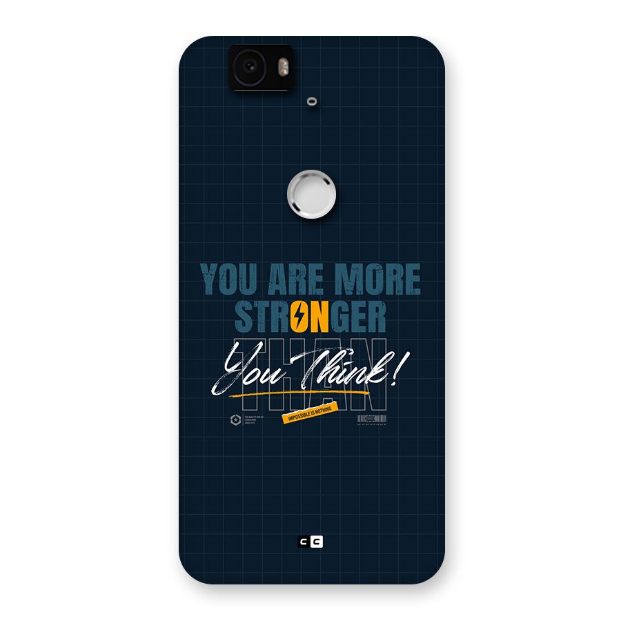 More Stronger Back Case for Google Nexus 6P