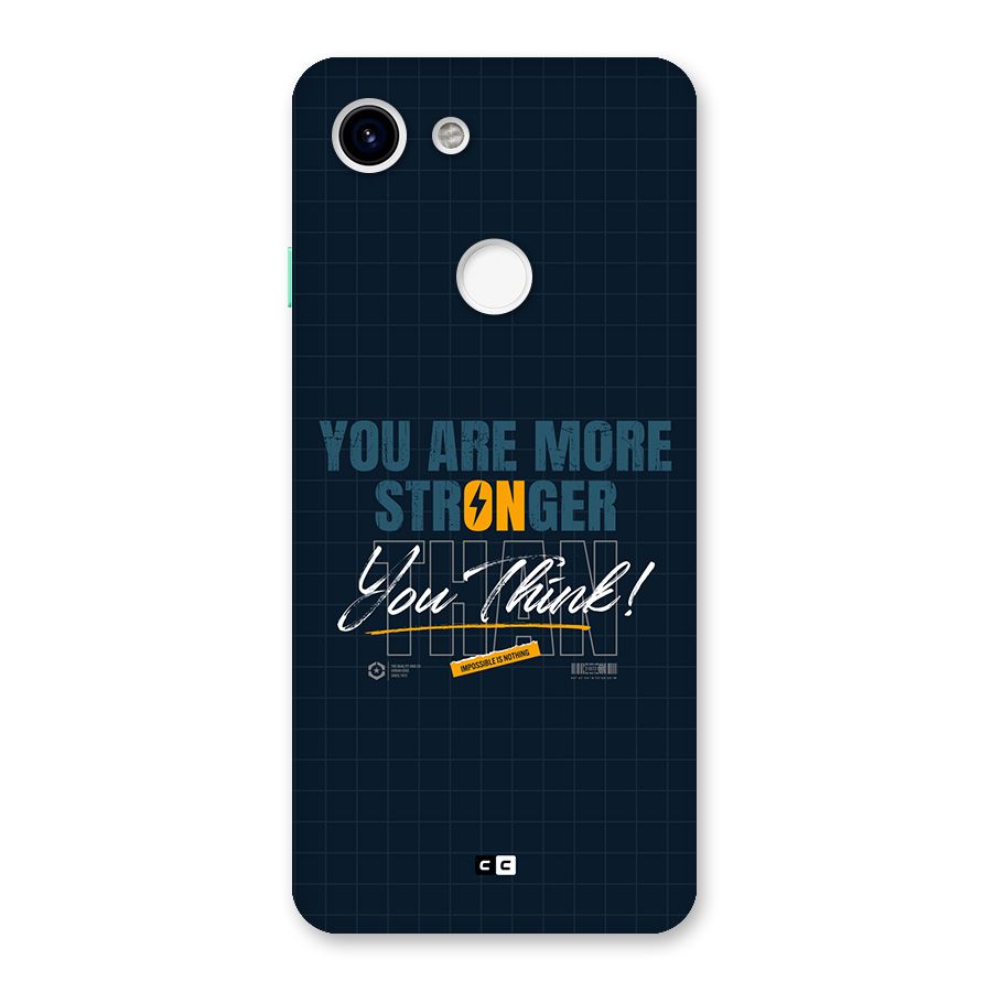 More Stronger Back Case for Google Pixel 3