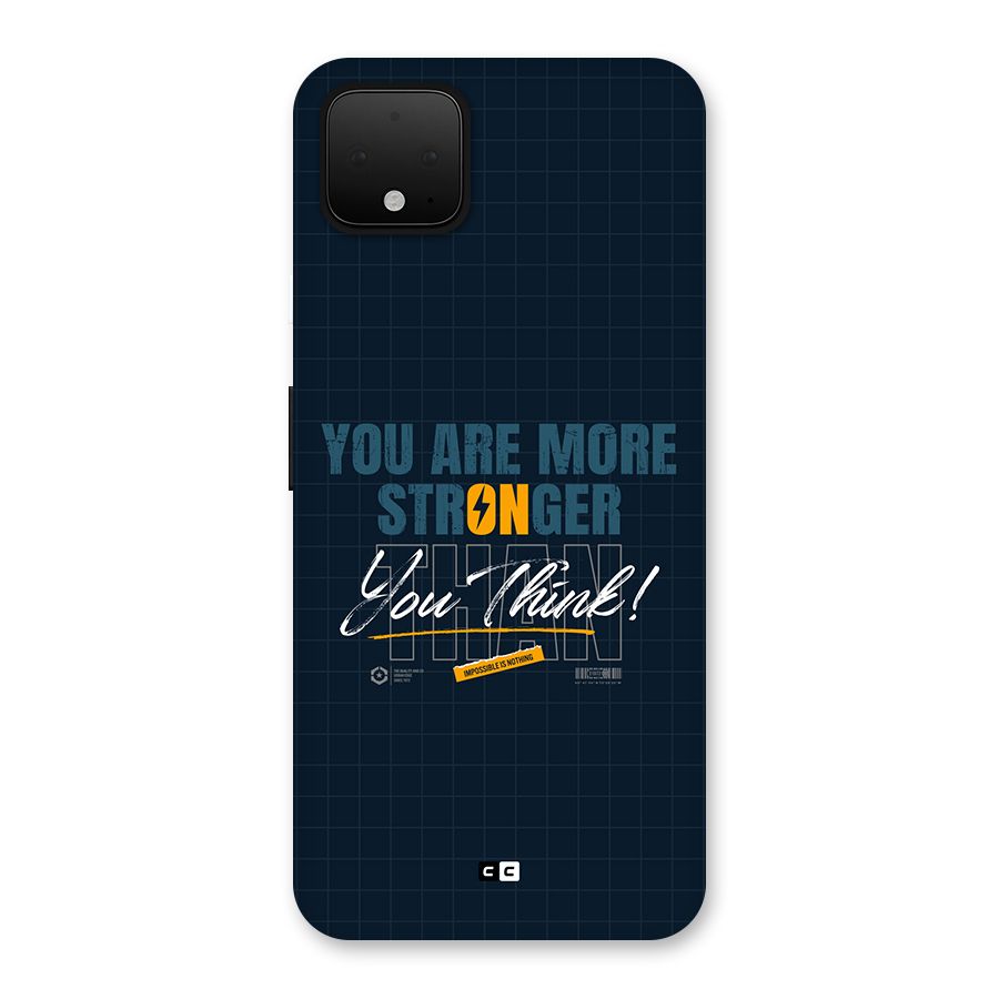 More Stronger Back Case for Google Pixel 4 XL