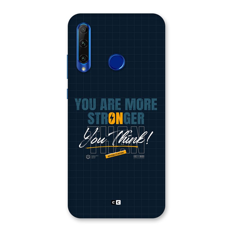 More Stronger Back Case for Honor 20i