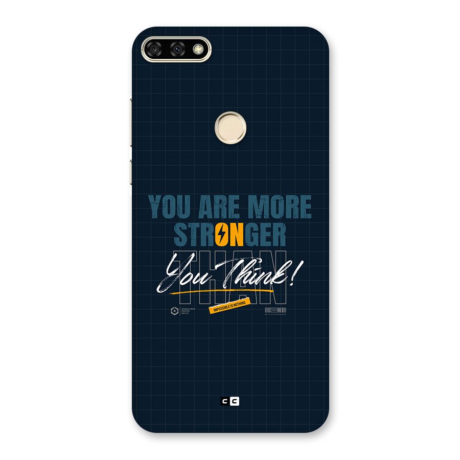 More Stronger Back Case for Honor 7A